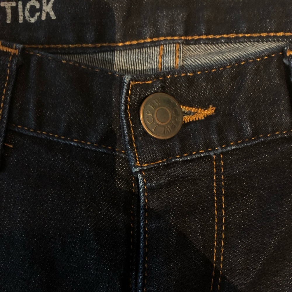 J Crew Matchstick Dark wash Denim